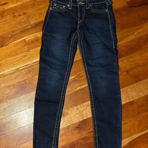 True Religion Dark Indigo Skinny Jeans